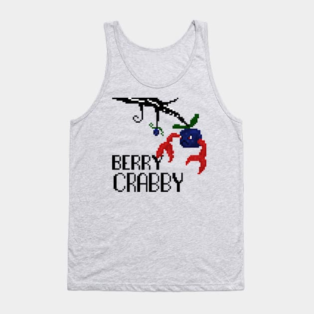 Berry crabby pixel art Tank Top by ManicWax